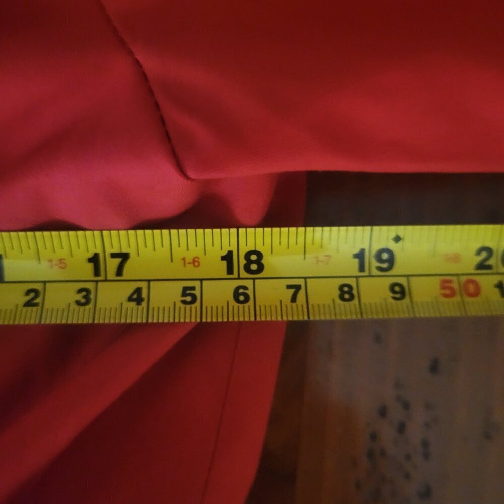 Laundry by Shelli Segal - Dk Orange Cinch Waist Water Resistant Jacket - Size S - Picture 13 of 16